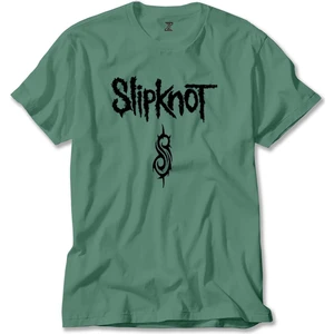 Z zepplin Slipknot Logo Text Yeşil Tişört