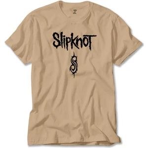 Z zepplin Slipknot Logo Text Krem Tişört