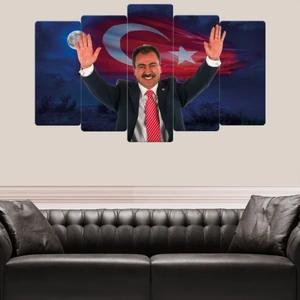 Zevahir Mobilya Dekorasyon Zevahir 5 Parça Mdf Muhsin Yazıcıoğlu Tabosu
