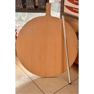 60 Cm Bazlama, Yufka , Hamur Açma Tahtası Ve Alüminyum Metal 60 Cm Masterchef Oklava