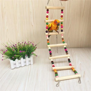 Muhabbet Kuşu Için Ahşap Köprü/Merdiven 27x7 cm