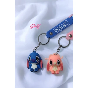 Lilo & Stitch 3D Çift Anahtarlık 2 Adet