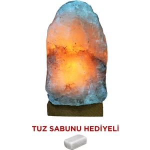 Çankırı Kaya Tuzu Tuz Lambası 3-4 kg Tuz Sabunu Hediyeli