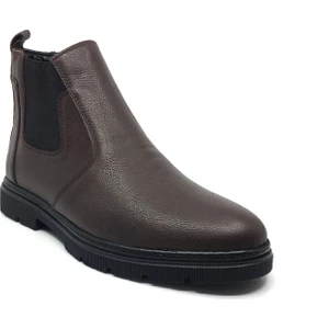 Taşpınar Baykara %100 Hakiki Deri Erkek Günlük Kışlık Rahat Klasik Chealse Bot Büyük Numara 45-46-47