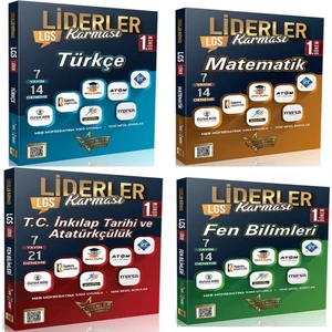 Liderler Karması 8. Sınıf LGS 1. Dönem Deneme Seti 4 Kitap