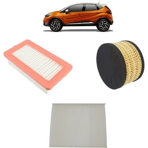 Renault Captur 1.0-1.3 tCe Filtre Yağ Bakım Seti 2020 Sonrası 3Lü KİT1011A