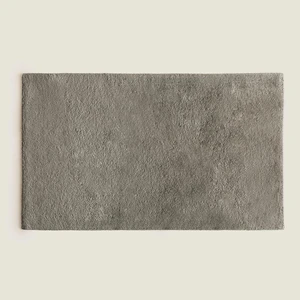 Bamboo Solid Banyo Paspası 40X60 cm Açık Gri