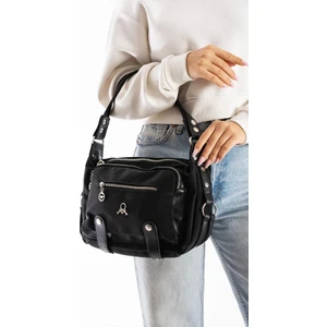 Kadın Postacı Çanta Çapraz Askılı Vegan Deri Omuz Çantası 32*22 cm Suni Deri Mega Bag