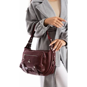 Kadın Postacı Çanta Çapraz Askılı Vegan Deri Omuz Çantası 32*22 cm Suni Deri Mega Bag