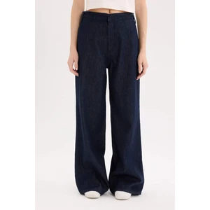 Wide Leg Yüksek Bel Uzun Jean Pantolon E2970AX24CW
