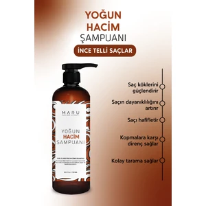 MARU İnce Telli Saçlar Için (VOLUME) Hacim Veren Şampuan 750 ml