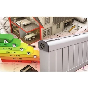 Alüminyum Panel Radyatör Çiğdem 600 x 18 Ral 9010 Kırık Beyaz