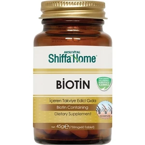 Shiffa Home Biotin B Vitamin Saç Tırnak 750 mg 60 tablet