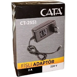 CT-2551 25 W 2 Amper Cata Fisli Adaptör