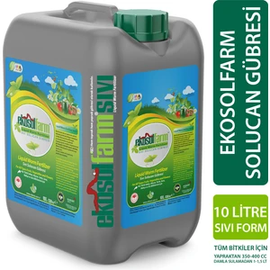 %100 Organik Sıvı Solucan Gübresi 10 Litre