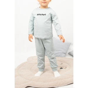 Kız Erkek Çocuk Pijama Takımı Uzun Kollu  Pamuklu Pijama Takımı