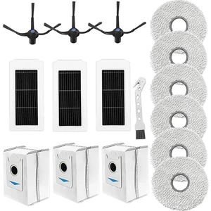Ecovacs Deebot X5 Omni / X5 Pro Yan Fırça Hepa Filtre Paspas Bezi Robot Süpürge Aksesuarları (Yurt Dışından)