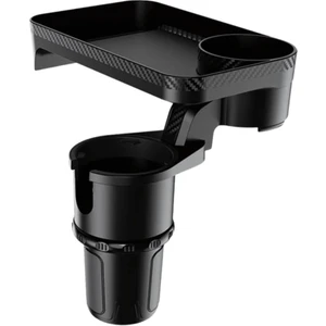 Araç Içi Ayarlanabilir Bardak ve Tepsi Standı, Çok Amaçlı Dönebilen Tepsi, Cüzdan, Bozuk Para Tepsisi