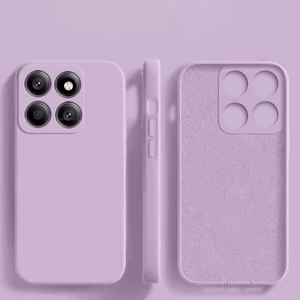 M.TK Moveteck Xiaomi Mi 14T Pro Kılıf Lansman Kamera Korumalı Içi Kadife Yumuşak Renkli Silikon Kapak Mat Hisli Süet Liquid