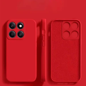 M.TK Moveteck Xiaomi Mi 14T Pro Kılıf Lansman Kamera Korumalı Içi Kadife Yumuşak Renkli Silikon Kapak Mat Hisli Süet Liquid
