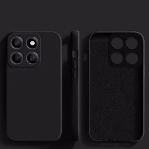 M.TK Moveteck Xiaomi Mi 14T Pro Kılıf Lansman Kamera Korumalı Içi Kadife Yumuşak Renkli Silikon Kapak Mat Hisli Süet Liquid