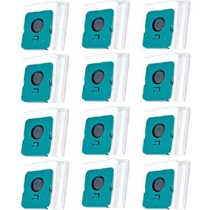 Samsung Bespoke VS20A95923W Kablosuz Dikey Elektrikli Süpürge Için 12 Adet Toz Torbası Tek Kullanımlık Yedek Torbalar (Yurt Dışından)