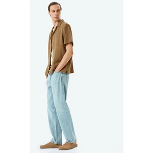 Vintage Straight Kot Pantolon Cep Detaylı Pamuklu