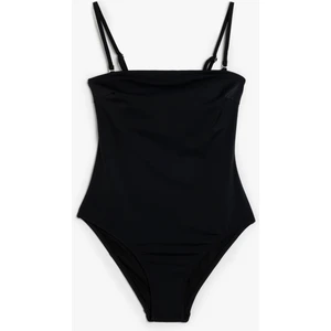 Çıkarılabilir Ince Askı Detaylı Straplez Mayo