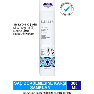 Saç Dökülmesine Karşı Şampuan - Sülfatsız & Vegan Formül 300 ml