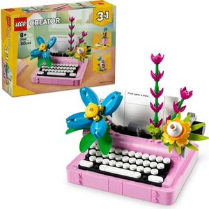 LEGO® Creator 3’ü 1 Arada Çiçekli Daktilo 31169 - 8 Yaş & Üzeri Çocuklar için Yaratıcı Oyuncak Yapım Seti (363 Parça)