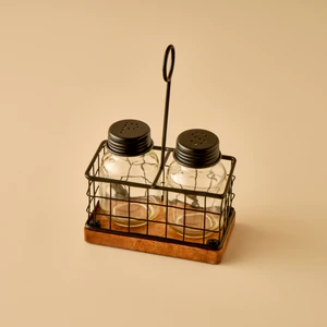 Bella Maison Spark Tuzluk Biberlik Seti Siyah (12X6,5X20,5 Cm)