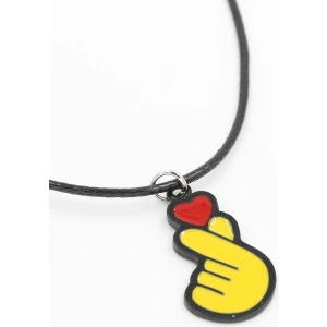 047 308 Figürlü Çocuk Kolye Kalpli 2 Tek Ebat