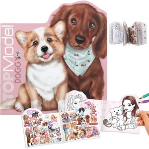 Top Model Topmodel Doggy Coloring Book Kıtty And Doggy