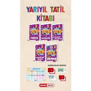 Kırmızı Beyaz Yayınlar (Sınıf: 3) Yarıyıl Tatil Kitabım Seti