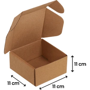 11X11X11-100 Adet Kilitli E Ticaret Karton Kargo Kutusu