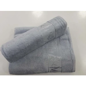 Bambu 2li Banyo Havlu Takımı Gri