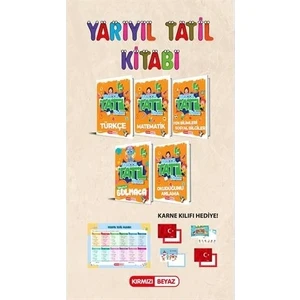 Kırmızı Beyaz Yayınlar (Sınıf: 4) Yarıyıl Tatil Kitabım Seti