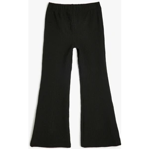 Beli Lastikli Rahat Kesim Ispanyol Paça Pantolon