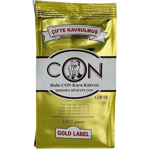 Con ( Kıbrıs Girne ) Çifte Kavrulmuş Türk Kahvesi 125 gr