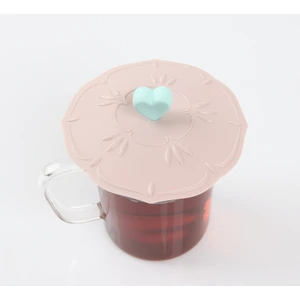 Silikon Renkli Figürlü Bardak Kapağı