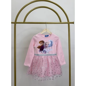 Gaist Kids Kız Çocuk Elsa Model Uzun Kollu Elbise