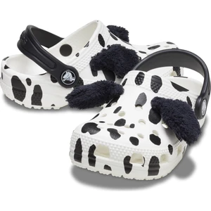 Classic Dalmatian Clog T - White/black