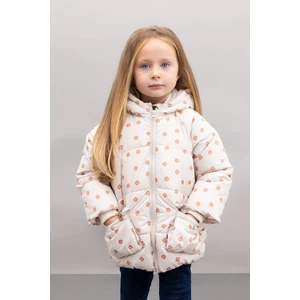 Kız Bebek Çiçekli Kapüşonlu Şişme Mont C5313A524AU