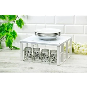 1 Adet Küçük Organizer Dolap Içi Düzenleyici Raf, Bardak Rafı, Düzenleme Rafı