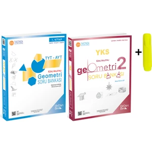 ÜçDörtBeş Yayınları Tyt Ayt Geometri 1 ve 2. Kitap Soru Bankası Seti