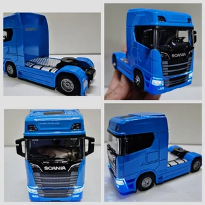 Hepsilazım Oyuncak Tır V8 R730 Taşıyıcı Scania Çekici Kupa S-770 Model Diecast 12 cm Maket Koleksiyon