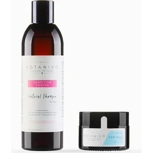 Köpekler İçin Hassas Şampuan ve Pati Balm Seti | Yumuşak Parlak Tüyler & Bakımlı Patiler | Organik