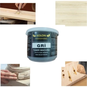 Çok Amaçlı Ahşap Parke Masa Sehpa Çizik Çok Amaçlı Tamir Dolgu Macunu Gri 240 Gr
