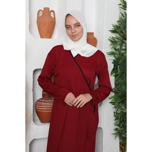Yandan Bağlamalı Pamuklu Kadın Namaz Elbisesi