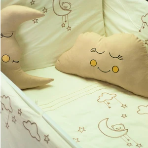 Kista Baby Bebek Uyku Seti Nevresim Takımı 80x140 Cloudy Krem